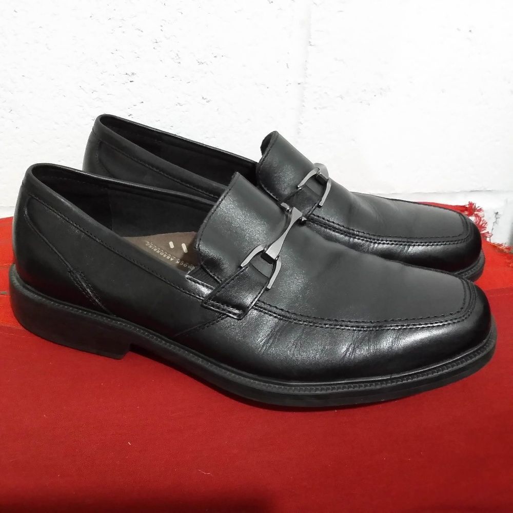 BOSTONIAN FLEXLITE BLACK LEATHER MEN'S DRESS SHOES
